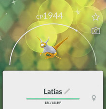 Pokémon - Shiny Latias - P T C - 80k Stardust - Vedi descrizione