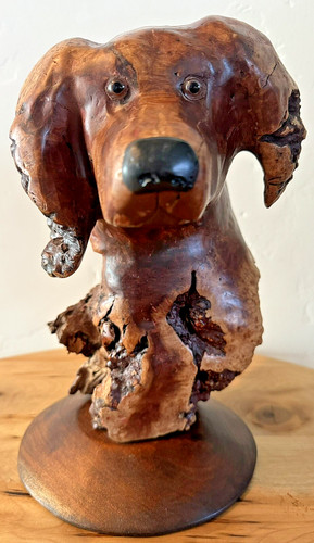 Bassotto scultura legno di - in,