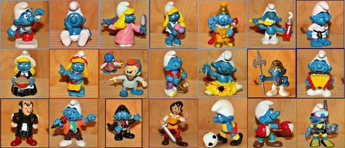 Schtroumpf figurines - schtroumpf,