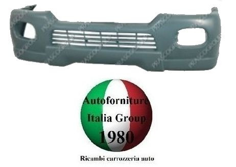 Paraurti anteriore nero fori - anteriore, c/fori