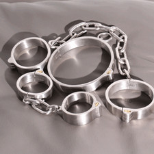 Manette in acciaio inox manette manette piedi collare collare polsini SM