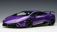  Modellino auto 1/12 Lamborghini Huracan Performante viola perla di AUTOart 12078