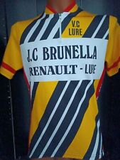 maglia ciclismo storica originale vintage team RENAULT J.C. BRUNELLA  TG XL