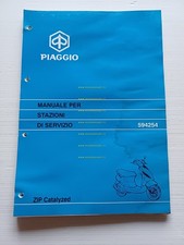 Piaggio 50 ZIP Catalyzed 2000 manuale officina TELAIO italiano originale