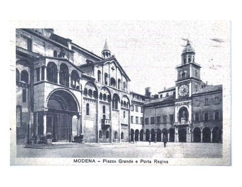 Modena piazza grande e porta - piazza,
