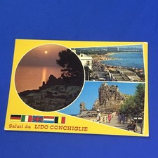 SALUTI DA LIDO CONCHIGLIE - CARTOLINA A COLORI