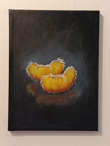 Fette arancia quadro - fette, d'arancia