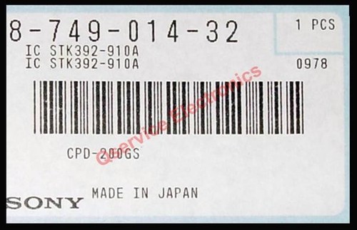 Sony 874901432 stk 392 910a - 874901432, ic