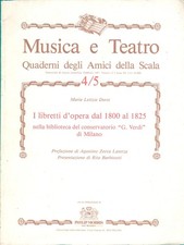 I libretti d'opera dal 1800 al