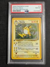 PSA 8 Raichu Holo 1st First