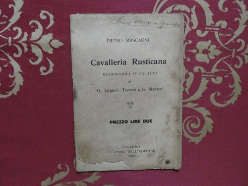 Pietro mascagni cavalleria - pietro,