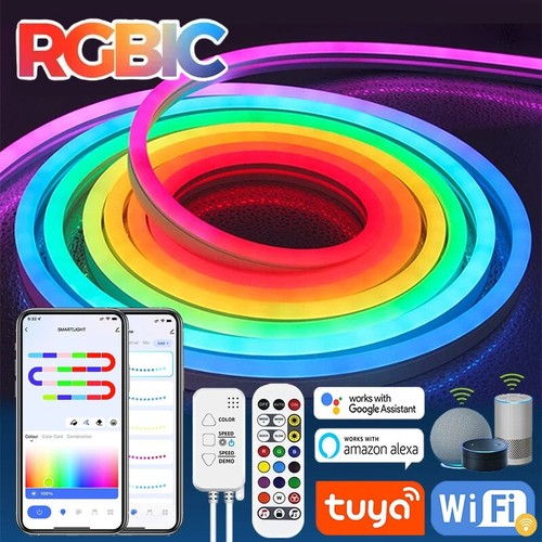Striscia neon led rgbic - striscia, 5m