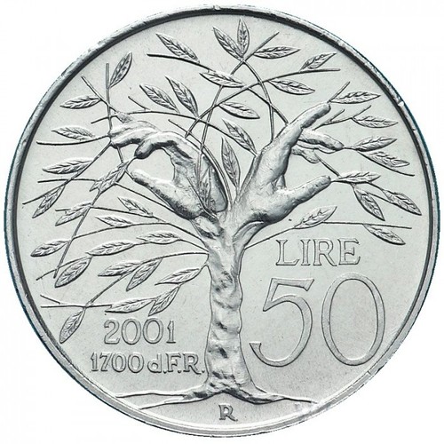Moneta san marino lire 2001 - marino,