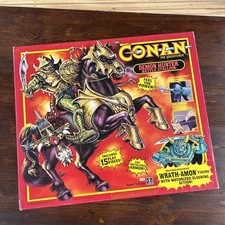 1992 Vintage CONAN DEMON HUNTER BATTLE CAVALLO NO ACTION FIGURE CON ARMI