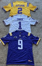 Maglia Joe Burrow, Justin Jefferson, Ja'Marr Chase LSU 2020 Campione Nazionale!