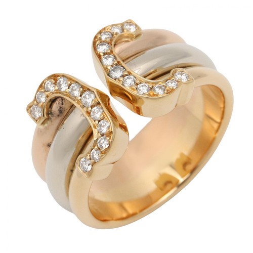 Anello cartier con diamanti - anello, 2c