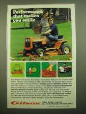 Pubblicità tosaerba Gilson