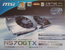 Scheda Grafica MSI Twin Frozr III GeForce N570GTX Power Ed 1280MB GDDR5