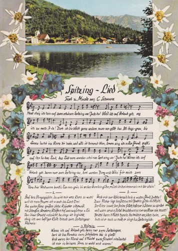Cartolina epoca canzone - -,