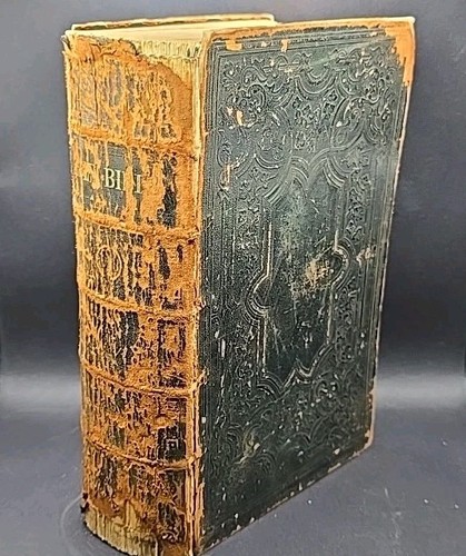 1865 holy bible old - old, new