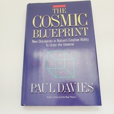 Cosmic Blueprint Hardcver Book Paul Davies 1988 Vintage Cosmology Energy Science