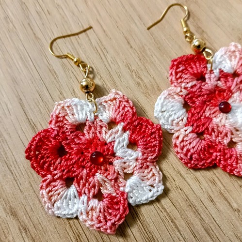 Orecchini uncinetto crochet - orecchini,