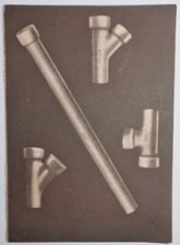 Tubi per fognature domestiche Eternit, opuscolo/libretto, anni '60