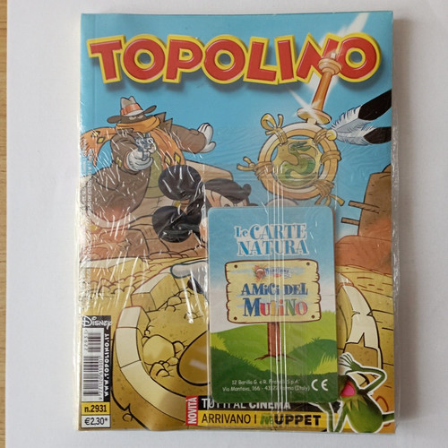 Topolino 2931 con carte - topolino,