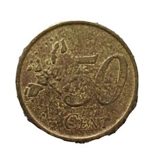 Moneta 50 centesimi 2001 Spagna