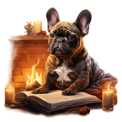 Bulldog francese cane auto