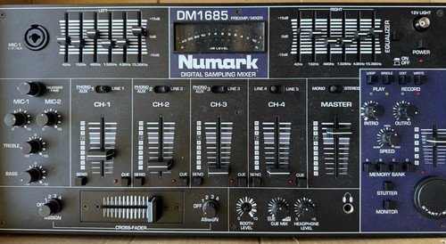 Numark dm1685 mixer - dm1685,