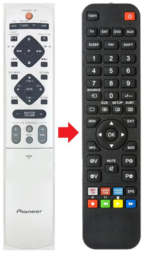 Telecomando adatto per pioneer - adatto,