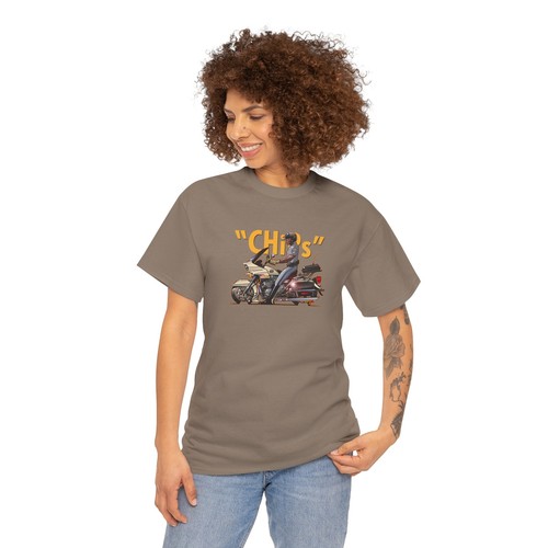 Shirt chips show - chips, moto