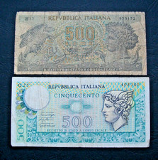 COPPIA di 500 lire Aretusa e