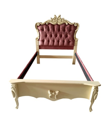 Letto piazza mezza barocco - e,
