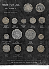 RACCOLTA MONETE FAO MONEY 3A  EDIZIONE LIMITATA 2000 WORLDWIDE CON ARGENTO