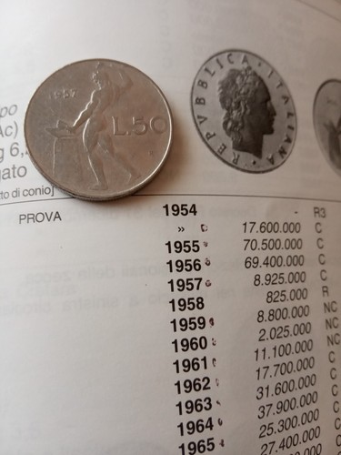 Moneta lire del 1957 - moneta,
