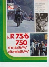 advertising TEST MOTO BMW R 75/76 750 1975 MOTOTEDESCHE MAXIMOTO EPOCA MOTOSPORT