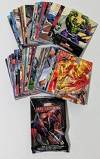 Marvel Masterpieces 2007 set completo 1-90 Skybox quasi nuovo Spider-Man + scatola vuota 