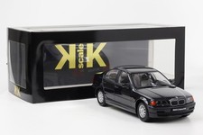 Scala 1:18 KK BMW Serie 3 E46 Berlina Anno 1999 Nero Metallizzato