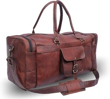 Borsone da notte 35" in pelle