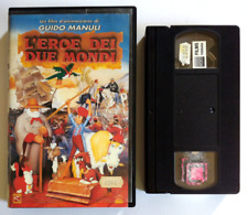 Vhs L'Eroe Dei Due Mondi Film Animazione Guido Manuli Videocassetta Ex Nolo(K17)