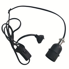 Ricambio cavo elettrico per lampada E27 portalampada interruttore spina italiana