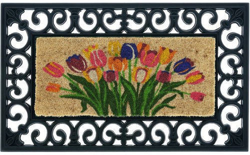 Zerbino gomma cocco - zerbino, 45x75