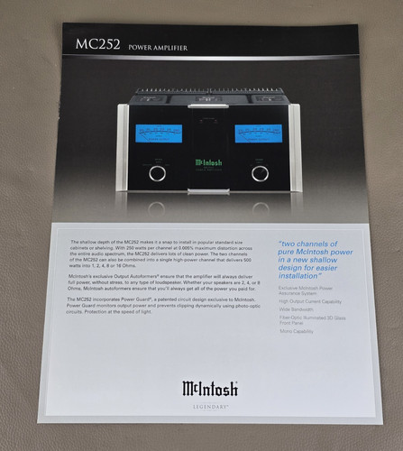 Mcintosh mc252 amplificatore - mc252,