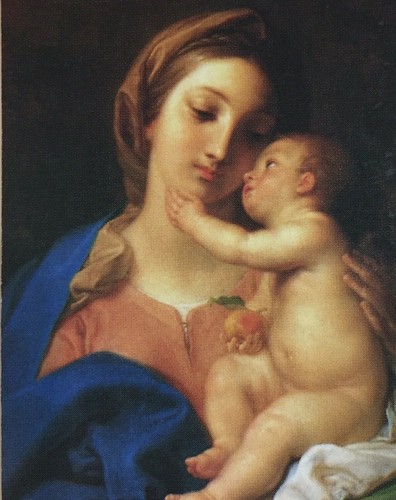 Madonna child bookmark - child,