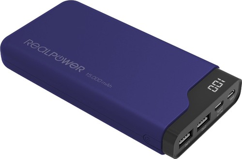 Realpower 15000c navy blue - realpower, pb-15000c