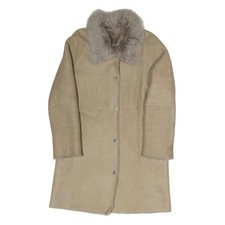 Giacca Donna Beige In Montone