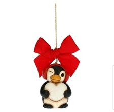 Natale Thun Addobbo Pinguino Con Cuore