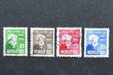 Norvegia MiNr. 163-166 Timbro